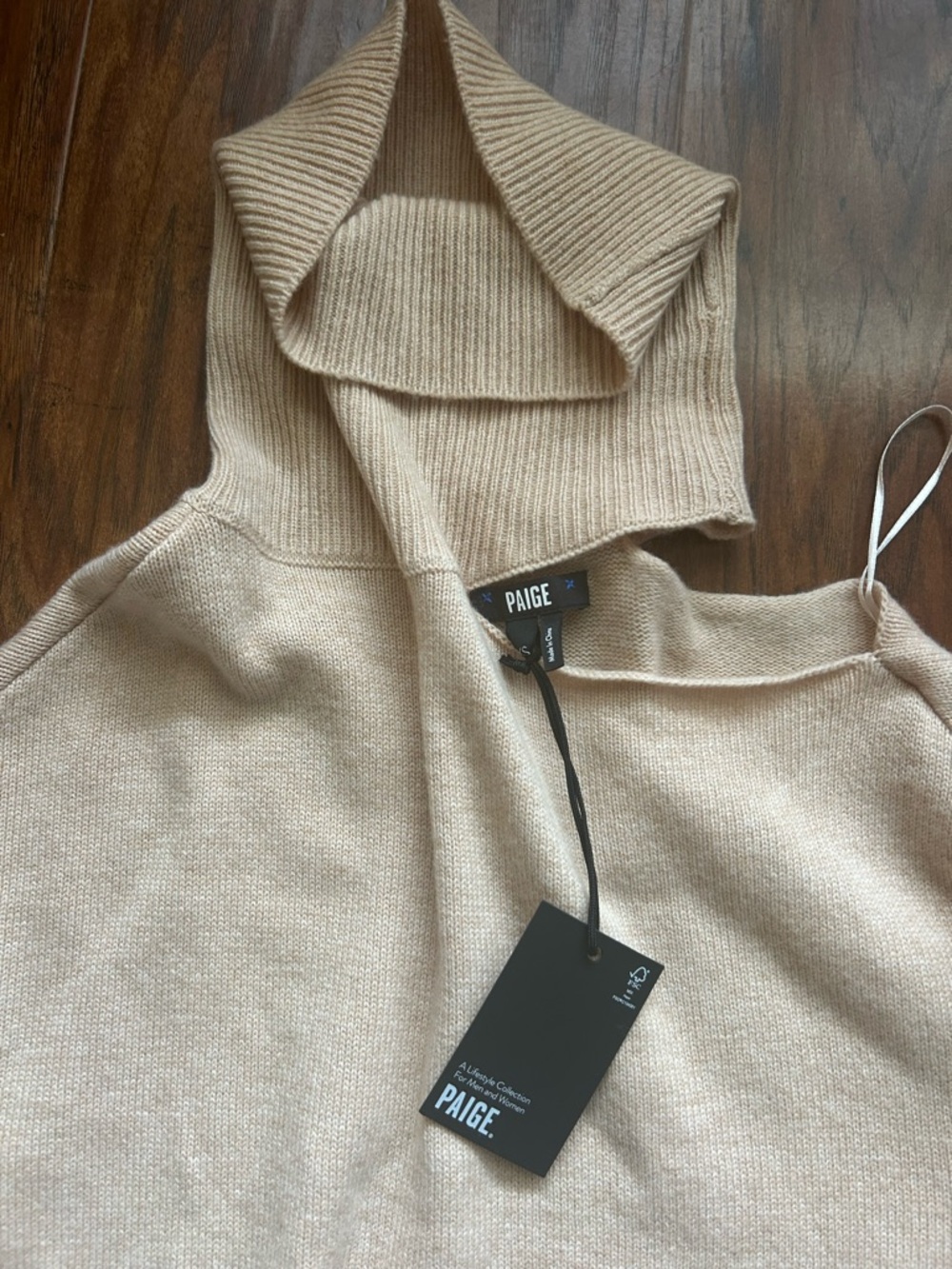 Paige Raundi Wool-Blend Cold Shoulder Sweater Dress XS NWT - Picture 5 of 12